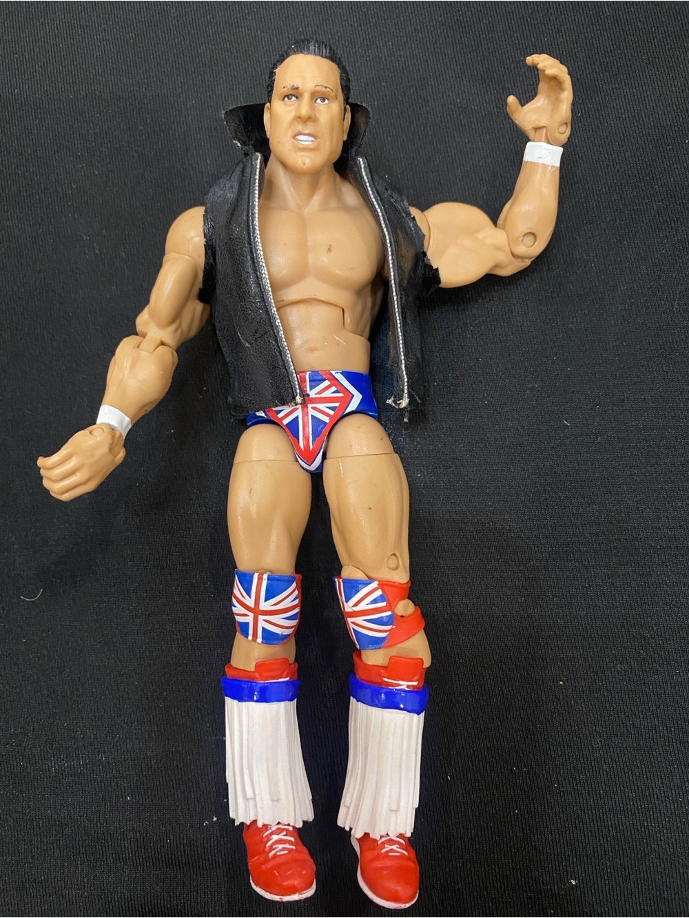 Mattel WWE Elite Collection figure is of The British Bulldog, Davey Boy Smith.